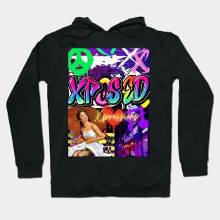 Graffiti Retro Logo Design Hoodie